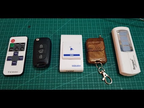 How to test RF Remote Control