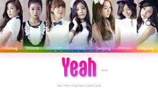 APINK (에이핑크) Yeah Color Coded Lyrics (Han/Rom/Eng)