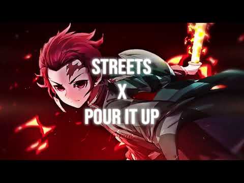 Streets x Pour it up remix [SLOWED VERSION]