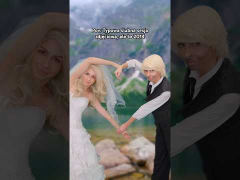 Typowa ślubna sesja zdjęciowa, ale to 2014