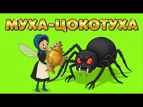 🐝✨ Муха-Цокотуха ✨🕷️ Мультфильм-сказка для детей