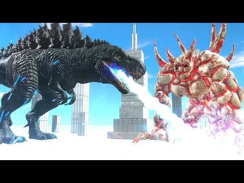 NEW UPDATE GODZILLA vs LAVA GOLEM - Animal Revolt Battle Simulator #45