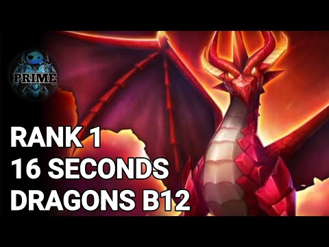 @GenesisPrime Rank 1 - 16 Seconds Dragons B12 - summoners War