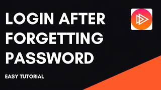 How to Login to Pluralsight After Forgetting Password