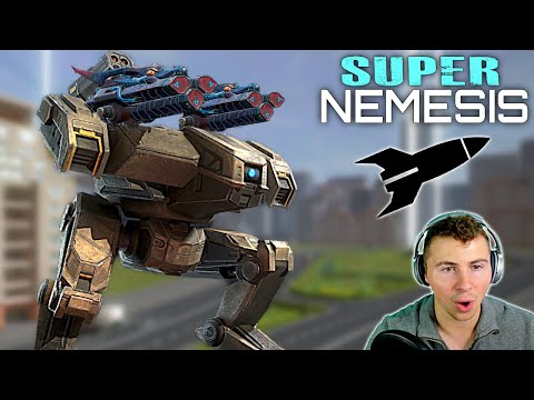Old Nemesis Transforms Into A SUPERHERO... Cryo Rockets + Nemesis Rockets | War Robots