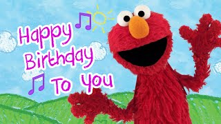 【Happy Birthday sing along video】Elmo&#39;s World