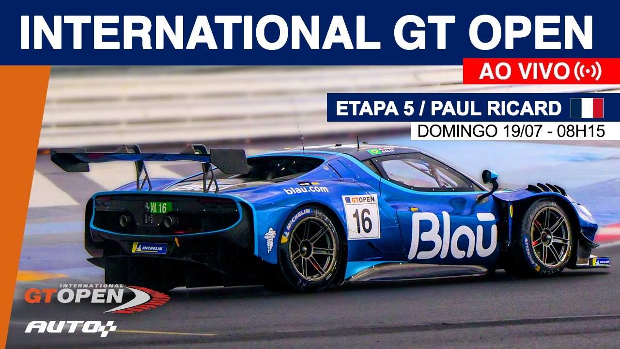 AO VIVO 🔴 GT Open 2026 - Paul Ricard (FR) - Blau Motorsports em busca de mais uma vitória!