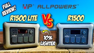 ALLPOWERS R1500 Lite vs R1500! Don't Buy Before Watching This!