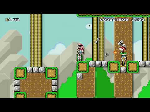 Piranha Springtime by Kosten - Super Mario Maker - No Commentary 1br