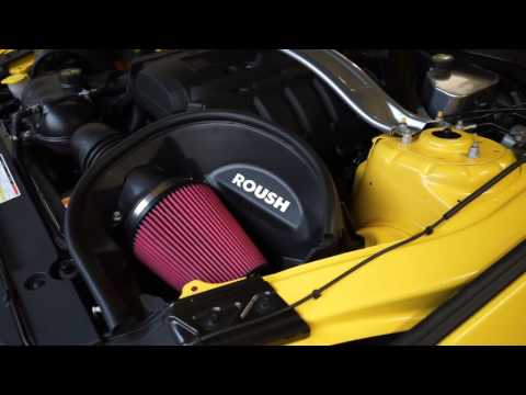 2015 EcoBoost Mustang Stock vs Roush Cold Air Intake
