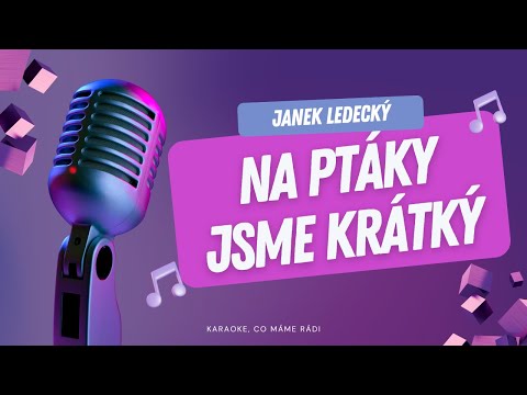 Janek Ledecký – Na ptáky jsme krátký (karaoke)