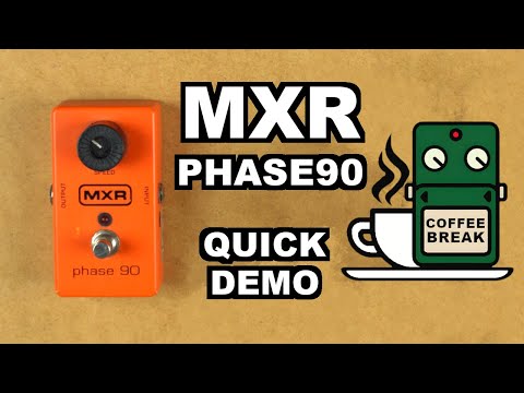 MXR Phase 90 (Quick Phaser Guitar Pedal Demo)
