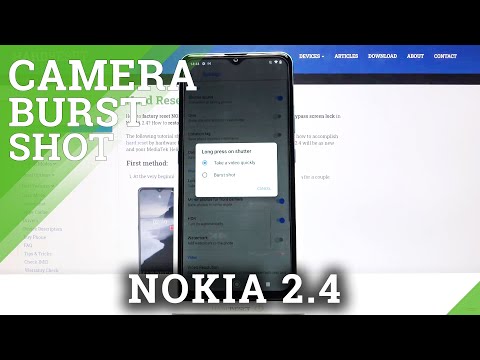 How to Take Burst Shot in NOKIA 2.4 – Take Series of Photos