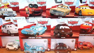 Mattel Disney Cars 2022 Case H Unboxing Damaged The King Keith Kone Spinout McQueen Lee Race Dorado