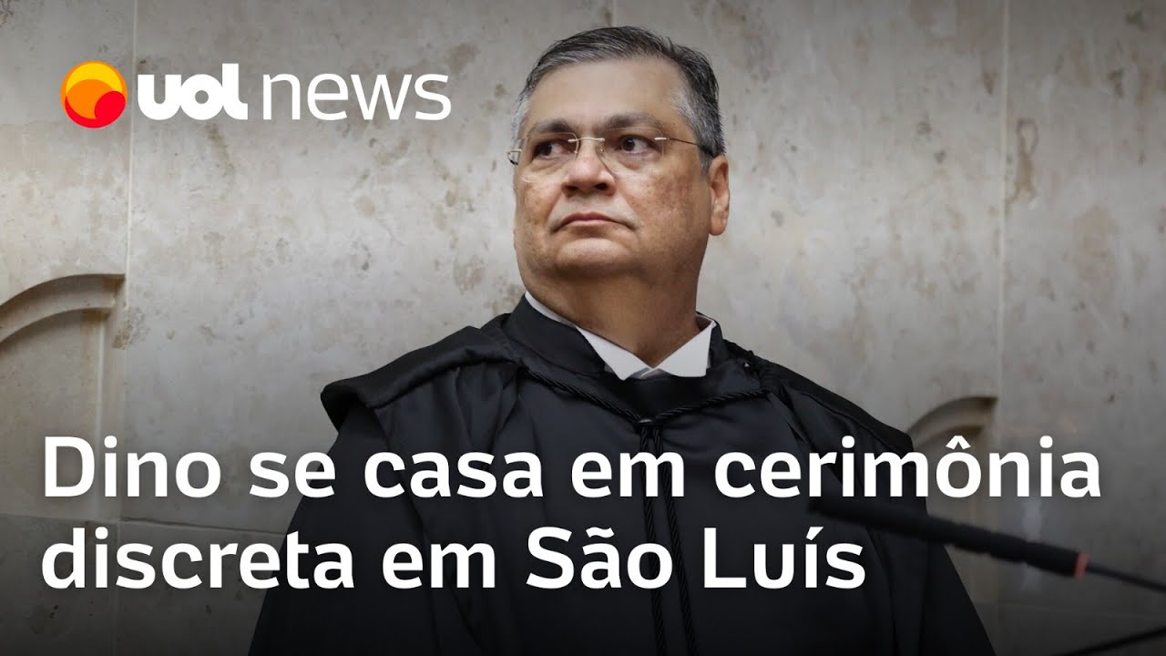 Dino se casa em cerimônia íntima, sem a presença de Lula, mas com Barroso, Moraes e Fachin no rito