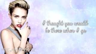 Miley Cyrus - Drive (Lyrics Video) HD