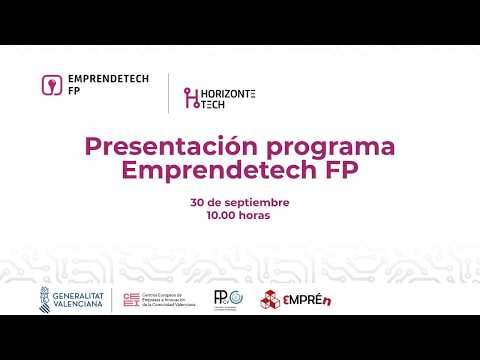 Presentaci�n programa Emprendetech FP[;;;][;;;]