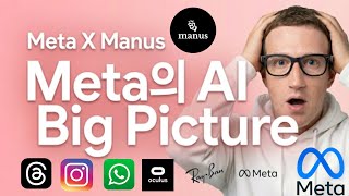 Meta가 3조원 Manus AI 인수, 인스타그램과 쓰레드에 AI Agent가?? 얀르쿤의 VLJ가 LLM압살