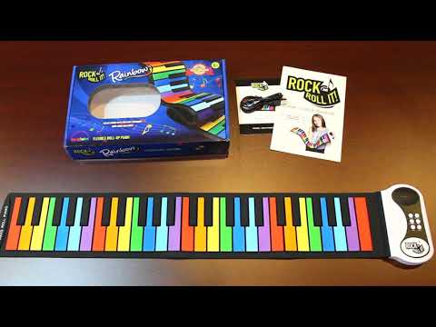 Rainbow Piano, by Rock And Roll It! Elektronisches Klavier