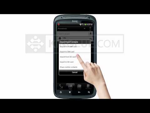 [HTC Android Phone] How to Import/Move/Copy/Transfer Contacts from SIM Card to Android