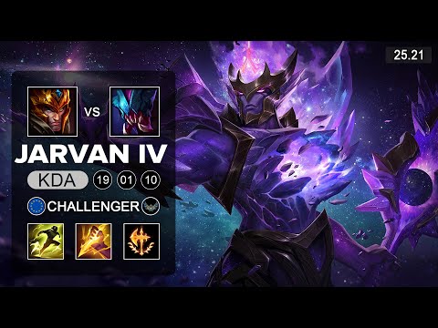 Jarvan IV vs Rek'Sai Jungle - EUW Challenger - Patch 25.21 Season 15