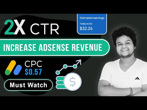How To Increase AdSense Revenue On Website | Boost CPC, CTR (100% Working Tips) Hindi 🔥