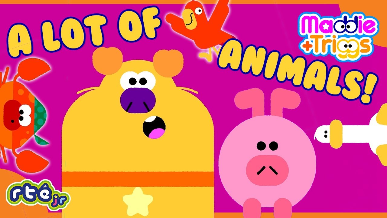 🐒🐷🦅🐶 Fun Animal Takeover 🐶🦅🐷🐒 | Maddie + Triggs 👧🐶 | 🎵 Animal-tastic Tunes 🎵 | @RTÉjrOfficial