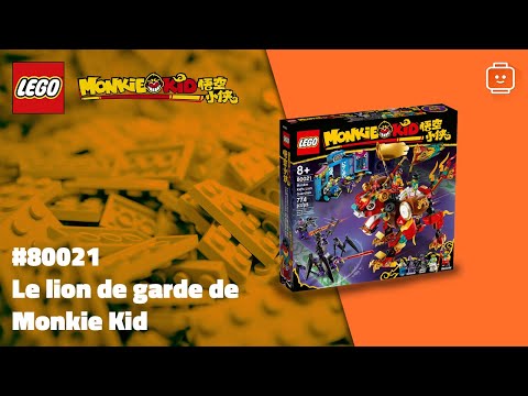 Vidéo LEGO Monkie Kid 80021 : Le lion de garde de Monkie Kid