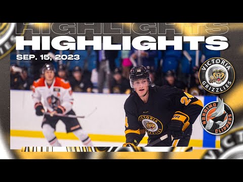 Victoria Grizzlies at Nanaimo Clippers Exhibition Highlights September 15, 2023