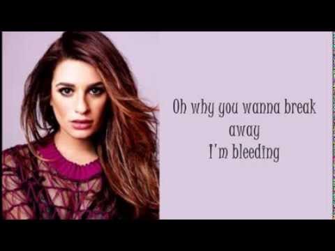 Lea Michele -- Thousand Needles (LYRICS)