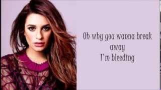 Lea Michele -- Thousand Needles (LYRICS)