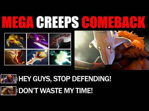 Pirate Hat Juggernaut Defend Mega Creeps - Impossible Comeback 7.27 Dota 2