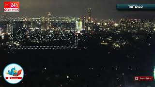 Oasis ilumina el cielo de la CDMX con espectacular show de drones en Chapultepec