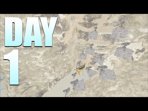 SOLO Claiming a Unraidable Rathole Day 1... | Ark PvP