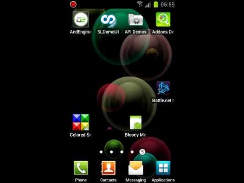 Bubbler Live Wallpaper Video