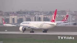 preview picture of video 'Turkish Airlines Boeing B777-300ER Take Off at Istanbul Atatürk Airport'