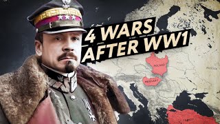 4 Wars Directly After WW1 (Documentary)