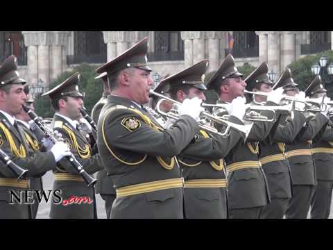Armenian and British military bands perform in Yerevan