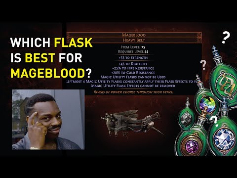 Why【Mageblood】is a godsend from GGG ! **Perma Flask effect at its finest ! 3.16 = QoL league