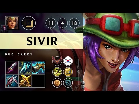 Sivir ADC vs Xayah - KR Grandmaster Patch 25.08