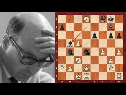 "The Immortal Losing Game" - Brief commentary #56 - Bogdan Sliwa vs David Bronstein - 1957 - Amazing