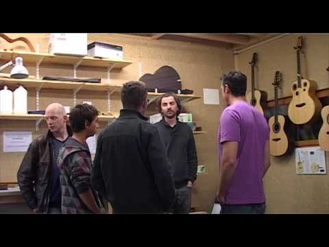 Richar Baudry, luthier guitare - Visite de l'atelier