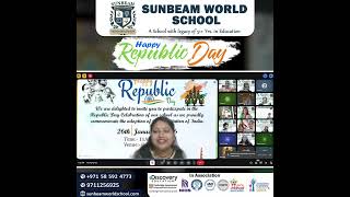 Sunbeam World School celebrated the 76th Republic Day of India with great pride and enthusiasm.