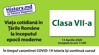 Viața cotidiană în Țările Române la începutul epocii moderne.