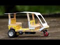 Part 2 Diy Matchbox Auto Rickshaw How To Make Tuk Tuk Rickshaw At Home