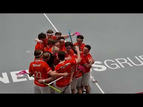 2:a perioden finalen Pixbo Wallenstam IBF-Höllvikens IBF, Innebandyfesten USM 2021/2022 2022-04-03