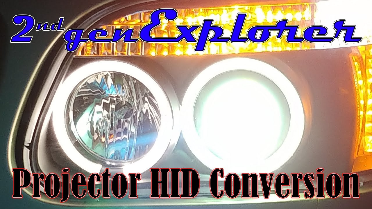 Ford Explorer Projector & HID Headlight Conversion | 2nd Gen | 95-01 | The Xploder