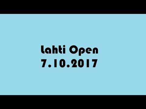 Lahti Open 7 10 17  finaali
