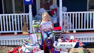 Former foster child collects clothes, toys for other foster kids