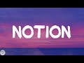 The Rare Occasions - Notion (Lyric Video)